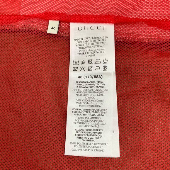 Gucci Color-block cotton stand-collar zip-up long-sleeve jacket - Picture 6 of 9